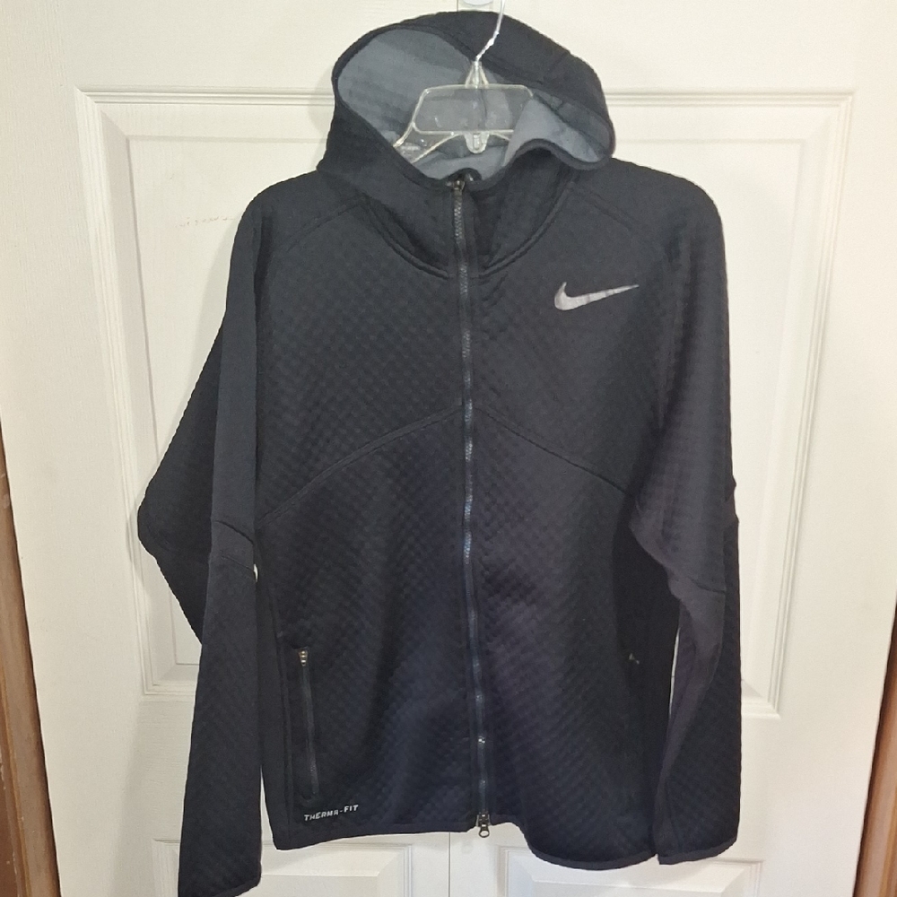 Nike Therma-Fit Performance Quilted Hooded Jacket - Black - L